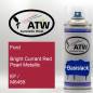 Preview: Ford, Bright Currant Red Pearl Metallic, EF / M6455: 400ml Sprühdose, von ATW Autoteile West.